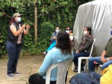 Sensaciones desde el coraz&oacute;n, en el avistamiento de aves para personas con discapacidad visual