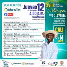 Inicia el XVIII Festival Internacional IPC Danza con Colombia
