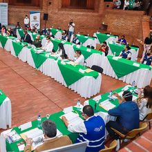 Ospina mostr&oacute; oportunidades a v&iacute;ctimas del conflicto armado en Comit&eacute; de Justicia Transicional