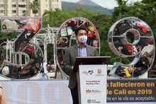 La Secretar&iacute;a de Movilidad  rindi&oacute;  homenaje a las v&iacute;ctimas en siniestros viales.