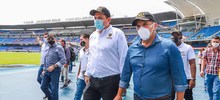 Rueda de prensa Centro Empresarial Deportivo en el Estadio Pascual Guerrero