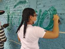 Mural en el oriente de Cali uni&oacute; las voces de mujeres