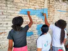 Mural en el oriente de Cali uni&oacute; las voces de mujeres