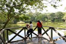 Cale&ntilde;os disfrutaron del Ciclo-recorrido de educaci&oacute;n ambiental, por los humedales del sur