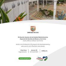 Socializaci&oacute;n del proyecto de mantenimiento y adecuaci&oacute;n de la Plazoleta Jairo Varela