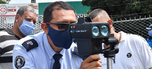 Cuerpo de agentes de tr&aacute;nsito participa en la capacitaci&oacute;n en el uso de equipos de control de velocidad 