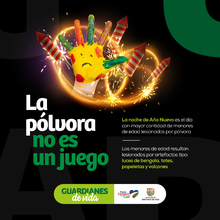 Secretar&iacute;a de Salud despliega campa&ntilde;a de prevenci&oacute;n frente al uso de p&oacute;lvora 