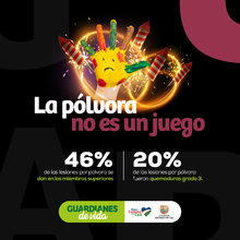 Secretar&iacute;a de Salud despliega campa&ntilde;a de prevenci&oacute;n frente al uso de p&oacute;lvora 