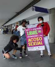 En el MIO se lanz&oacute; campa&ntilde;a contra el acoso sexual callejero