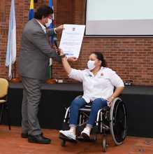 Exaltaci&oacute;n  a integrantes de  los Comit&eacute;s Locales de Discapacidad