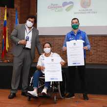 Exaltaci&oacute;n  a integrantes de  los Comit&eacute;s Locales de Discapacidad