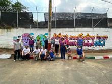 Con mensajes de cultura ciudadana, Graficalia transforma espacios de la Comuna 18