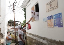 El trueque: material para el reciclaje a cambio de alimento