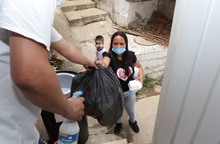 El trueque: material para el reciclaje a cambio de alimento