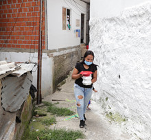 El trueque: material para el reciclaje a cambio de alimento