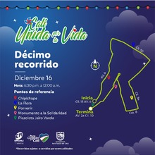 El 15 y 16 de diciembre el alumbrado navide&ntilde;o visita el oriente y el norte de la ciudad