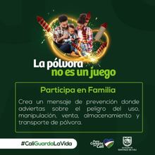 Secretar&iacute;a de Salud lanza concurso &iexcl;La p&oacute;lvora no es un Juego!