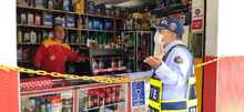 Sensibilizaci&oacute;n vial los comerciantes de la calle octava, para proyecto de ciclo infraestructura