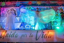 A bordo de bici, la Secretar&iacute;a del Deporte alumbr&oacute; la navidad de los cale&ntilde;os