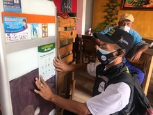 Control sanitario en sectores comerciales de la comuna 16