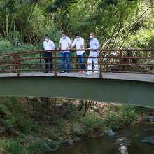 Carlos Salazar hace recorrido por la ribera del R&iacute;o Cali en compa&ntilde;&iacute;a de Personer&iacute;a y Zool&oacute;gico de Cali