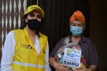 En navidad, la Emru garantiza la asistencia alimentaria del &aacute;rea de renovaci&oacute;n urbana. 