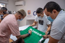 El futbolista Benedetti hizo un &lsquo;golazo&rsquo; de Navidad por Camilo