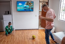 El futbolista Benedetti hizo un &lsquo;golazo&rsquo; de Navidad por Camilo