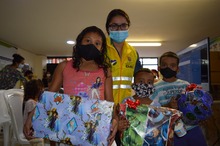 En Navidad, la Emru tambi&eacute;n acompa&ntilde;&oacute; a la ni&ntilde;ez del &aacute;rea de renovaci&oacute;n urbana.