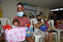 En Navidad, la Emru tambi&eacute;n acompa&ntilde;&oacute; a la ni&ntilde;ez del &aacute;rea de renovaci&oacute;n urbana.