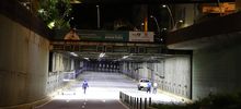 Hasta la madrugada continuar&aacute;n trabajos en el t&uacute;nel Mundialista