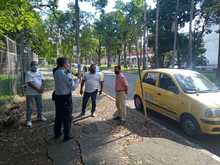Los taxistas refuerzan el autocuidado para prevenir contagios durante la pandemia 