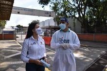 Cerca de 500 pruebas ant&iacute;genas en el punto del Bulevar del R&iacute;o