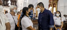 Pedagog&iacute;a de autocuidado en iglesia por el Alcalde Ospina