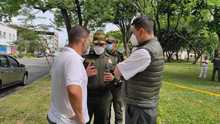 Una persona capturada y una motocicleta in situ dejan intento de hurto a ex secretario de Seguridad de Cali