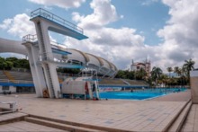 Los deportistas de alto rendimiento contin&uacute;an entrenamientos en la renovada piscina de rugby
