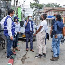 Recorrido inicio de obras Coraz&oacute;n Distrito de Aguablanca