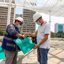 En un 85% avanza renovaci&oacute;n de la Plazoleta Jairo Varela