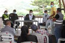 En visitas a corregimientos se coordinan planes de trabajo con la comunidad