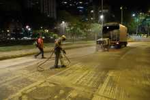 Con jornadas nocturnas las &lsquo;Obras de Coraz&oacute;n&rsquo; siguen activas en la &lsquo;Portada al Mar&rsquo;