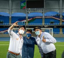 &ldquo;Me voy maravillado por las condiciones del Pascual Guerrero&rdquo;: Ernesto Lucena