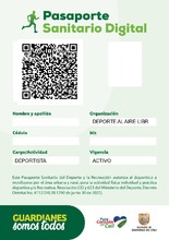 Pasaporte Sanitario Digital, una herramienta tecnol&oacute;gica l&iacute;der a nivel nacional