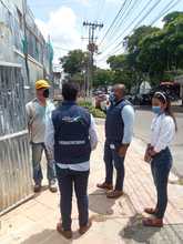 Verifican el control y el estado del espacio p&uacute;blico en la Avenida Sexta