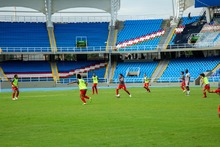 Am&eacute;rica femenino hizo su &uacute;ltima pr&aacute;ctica en el Pascual Guerrero, antes de viajar a la Copa Libertadores