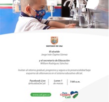 Conoce c&oacute;mo se har&aacute; el retorno gradual en alternancia mediante Facebook Live