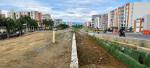 Socializan con la comunidad inconvenientes en obras de la avenida Ciudad de Cali