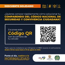 60% de descuento en pago de multas generadas durante el aislamiento obligatorio por covid-19