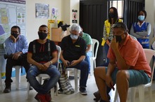 Obras de la calle 13 entre carreras 12 y 15 son socializadas con la comunidad de San Pascual  