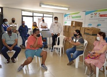 Obras de la calle 13 entre carreras 12 y 15 son socializadas con la comunidad de San Pascual  