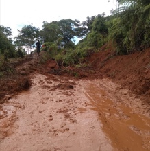 Infraestructura atendi&oacute; deslizamientos en zona rural por Fen&oacute;meno de la Ni&ntilde;a